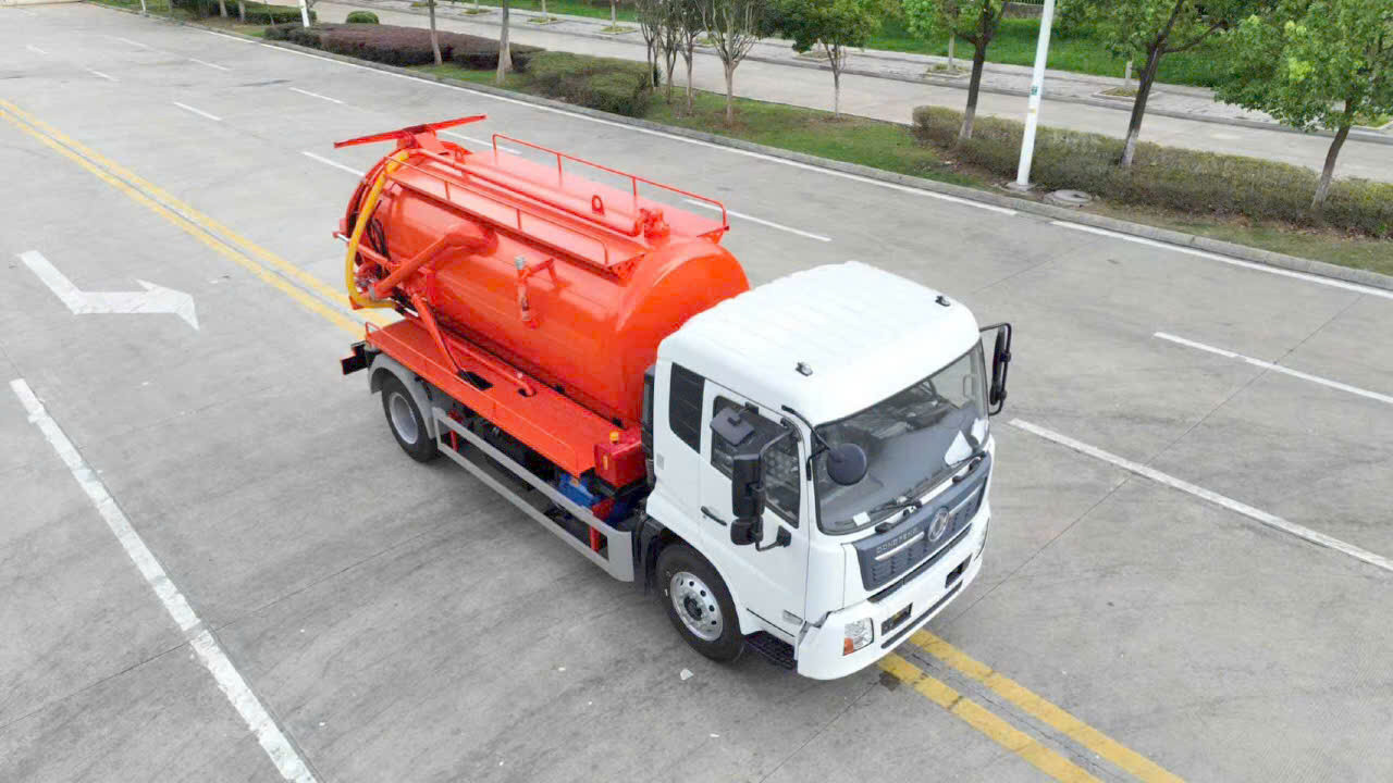 XE HÚT CHẤT THẢI 10 KHỐI DONGFENG