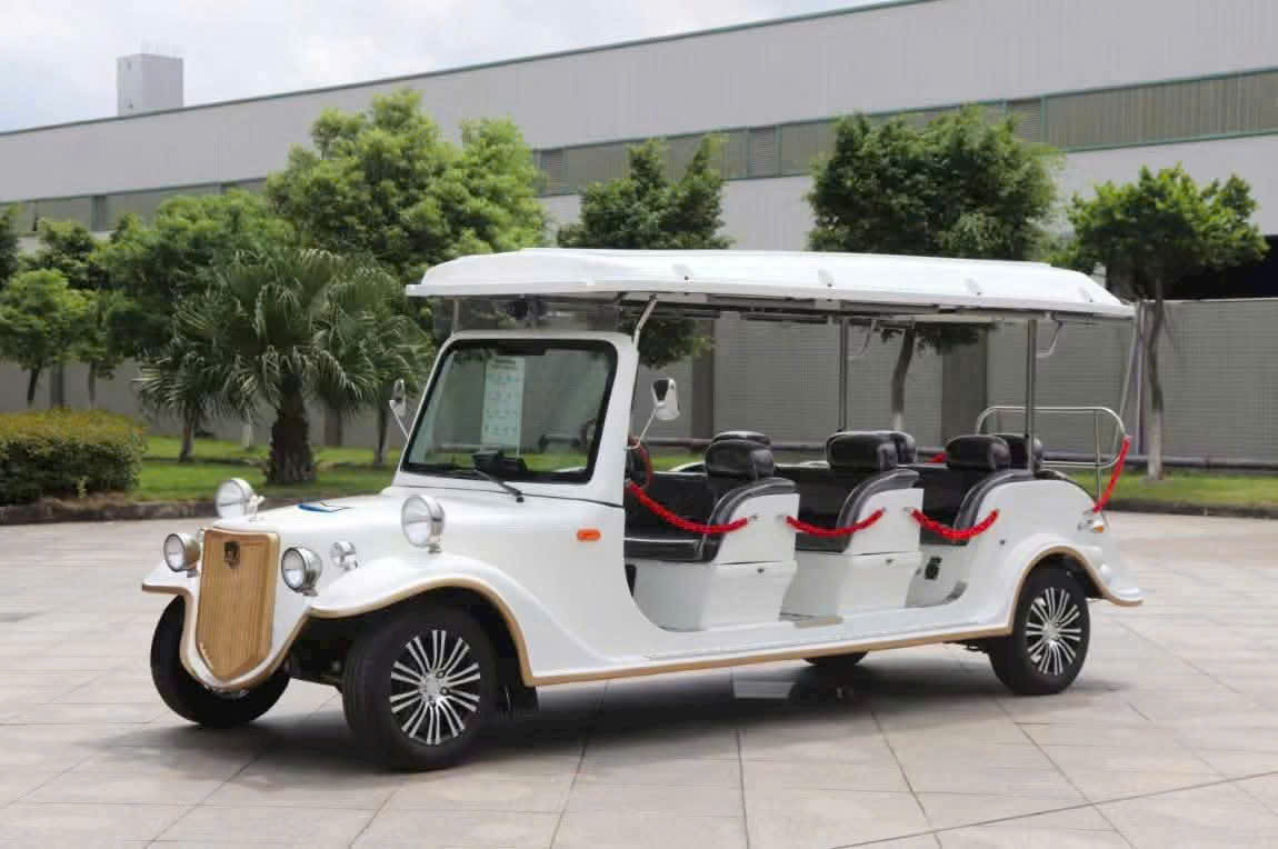 XE ĐIỆN CỔ 8C CHẠY NỘI KHU VÀ THAM GIA GIAO THÔNG