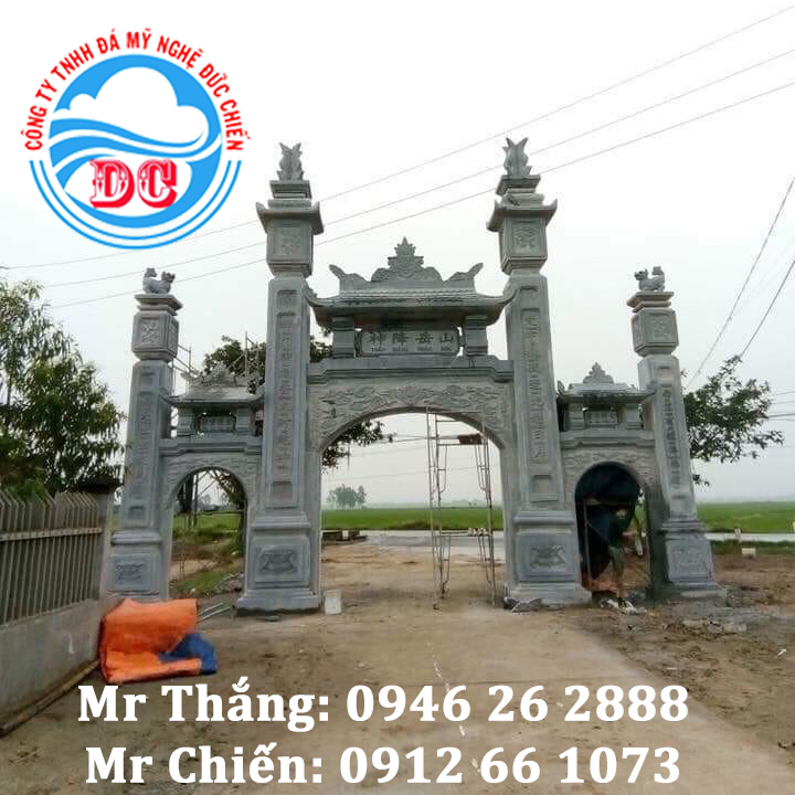 Cổng đá mẫu CĐĐC001 
