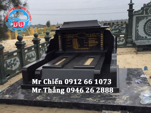 Mộ đá Granite đôi