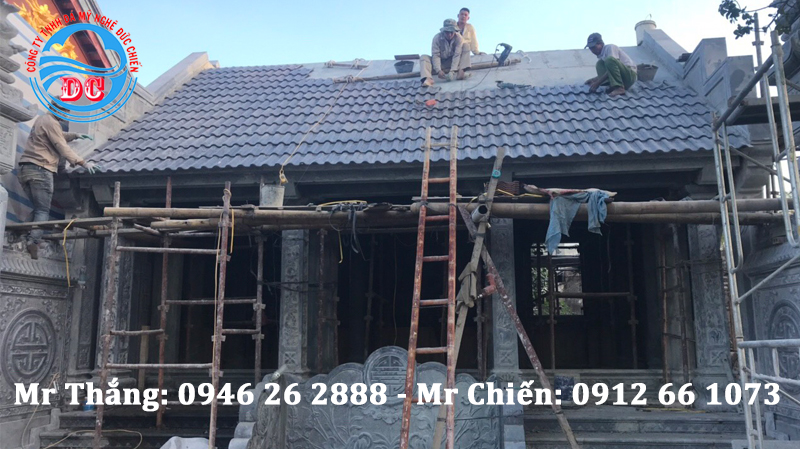 Công trình nhà thờ bằng đá nguyên khối cho gia đình Bác Nở tại Hoằng Hóa Thanh Hóa