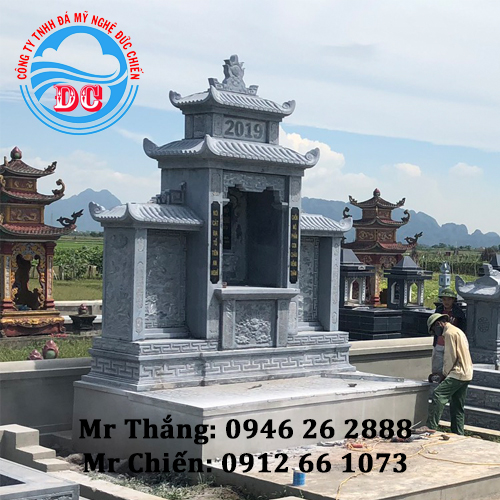 Mẫu lăng thờ đá đẹp cho khu lăng mộ tổ tiên, dòng họ
