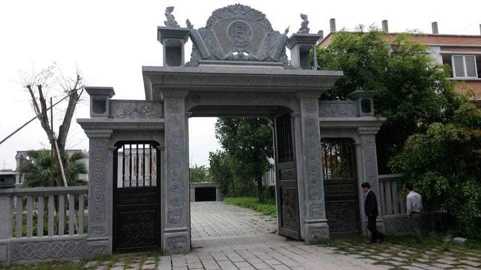 Cổng đá tam quan mẫu CĐĐC006