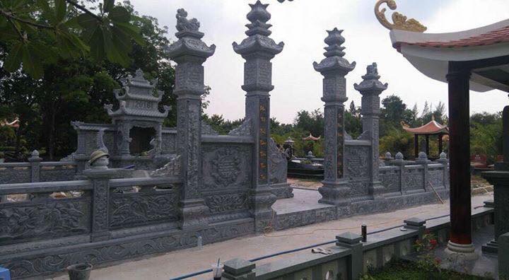 Cổng đá tứ trụ mẫu CĐĐC010