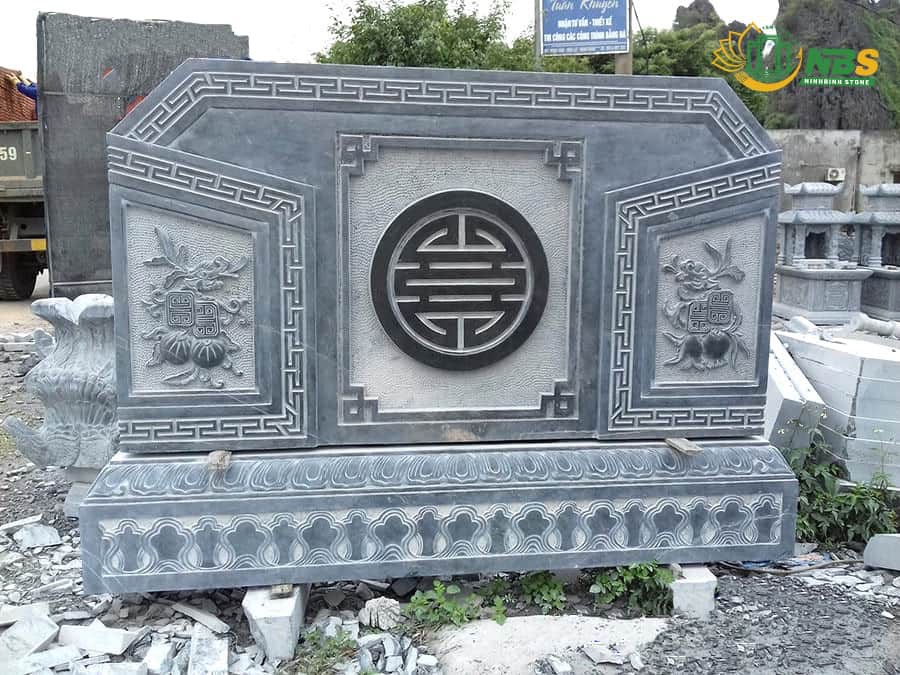 Cuốn thư đá Đức Chiến mẫu CTĐC008