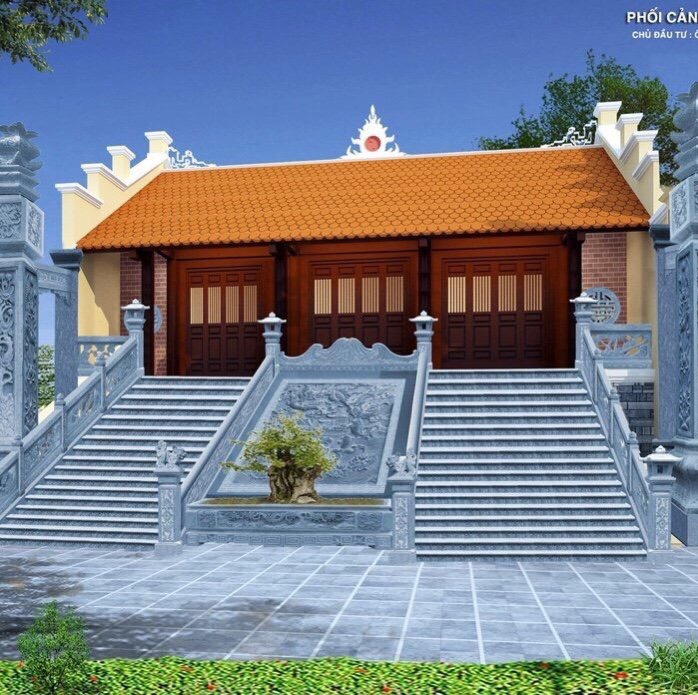 Mẫu nhà thờ họ Đức Chiến mẫu NTĐC007